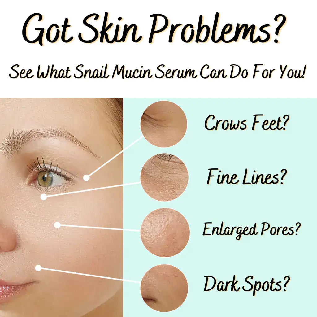 Snail Mucin + Vitamin C & E Serum – Hydrating & Brightening Formula