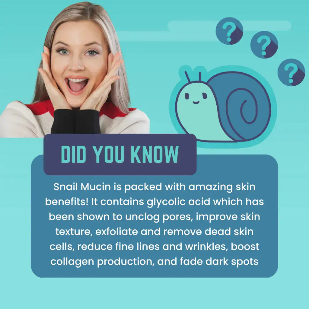 Snail Mucin + Vitamin C & E Serum – Hydrating & Brightening Formula
