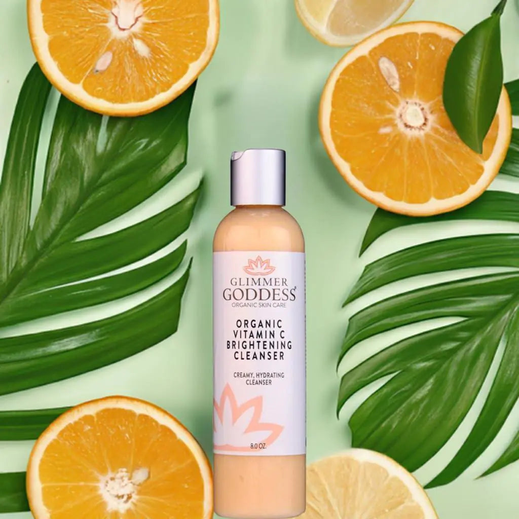 Vitamin C + E Organic Facial Cleanser – Anti-Aging & Brightening