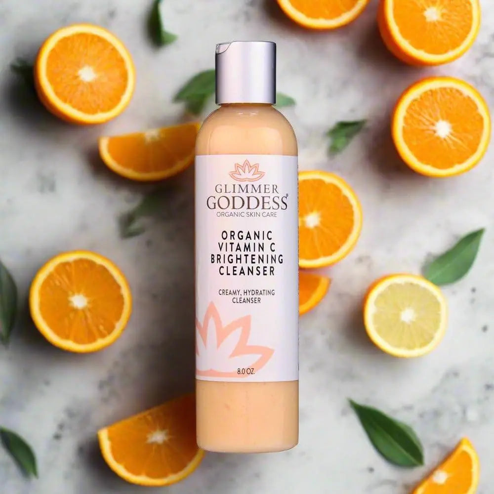 Vitamin C + E Organic Facial Cleanser – Anti-Aging & Brightening