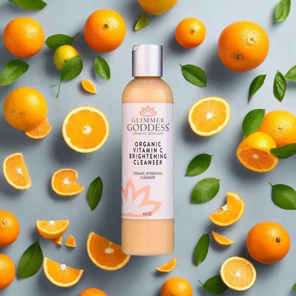 Vitamin C + E Organic Facial Cleanser – Anti-Aging & Brightening
