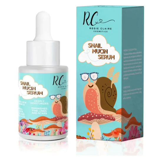 Snail Mucin + Vitamin C & E Serum – Hydrating & Brightening Formula